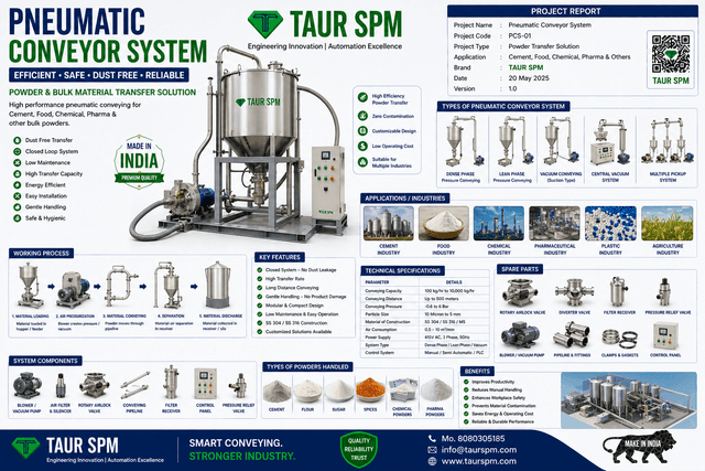 PCS-01 Pneumatic Conveyor System