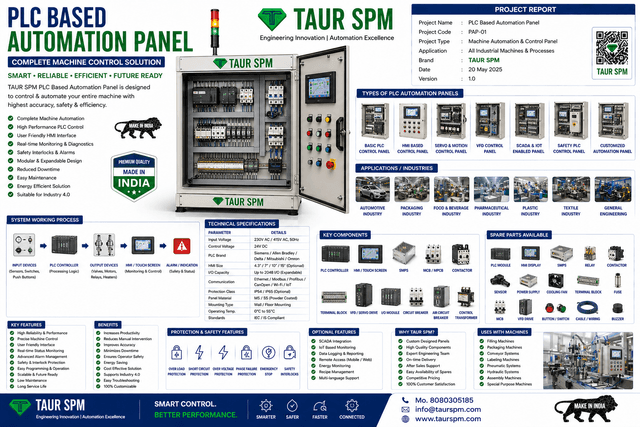 PAP-01  PLC Based Automation Panel
