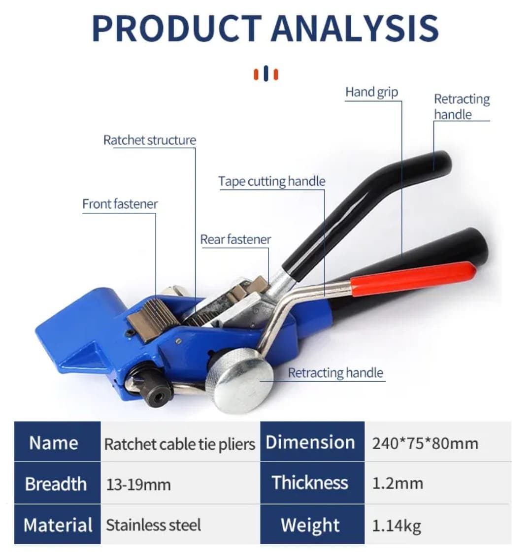 T-SH-/MC Steel Strap Tensioner Tool Main Feature