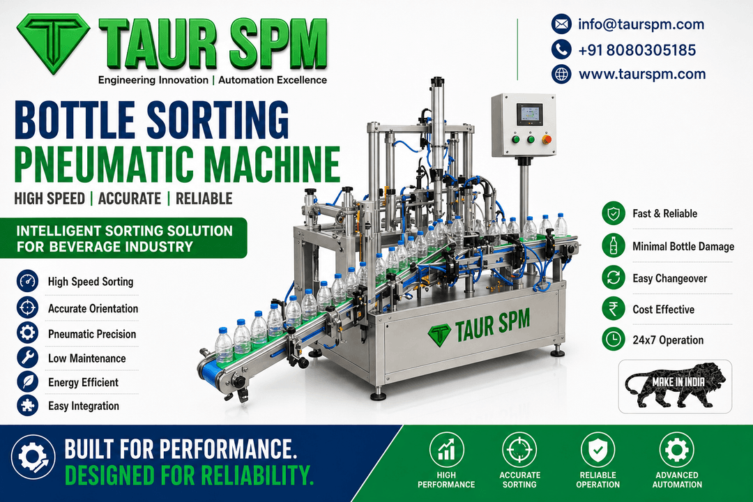 BSPM-01 Bottle Sorting Pneumatic Machine