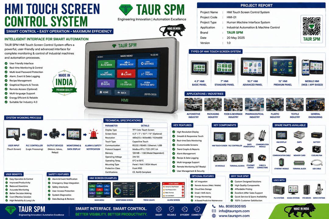 HMI-01  HMI Touch Screen Control System