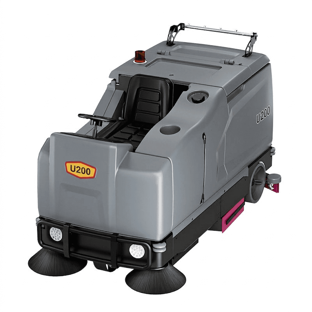 U200 Ride-On Floor Sweeper & Scrubber Machine