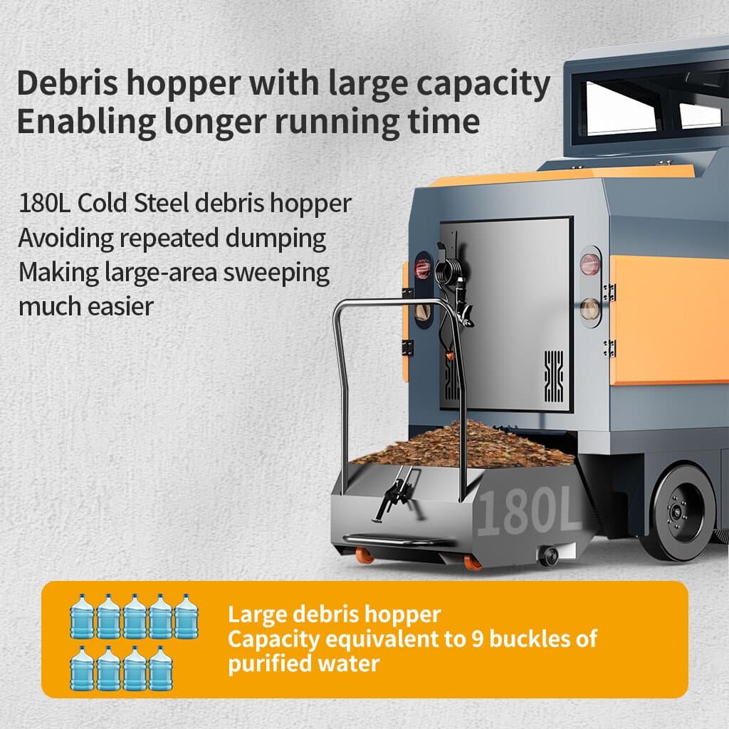 T-U220CAR  Truck Ride-on Floor Sweeper Hero Image