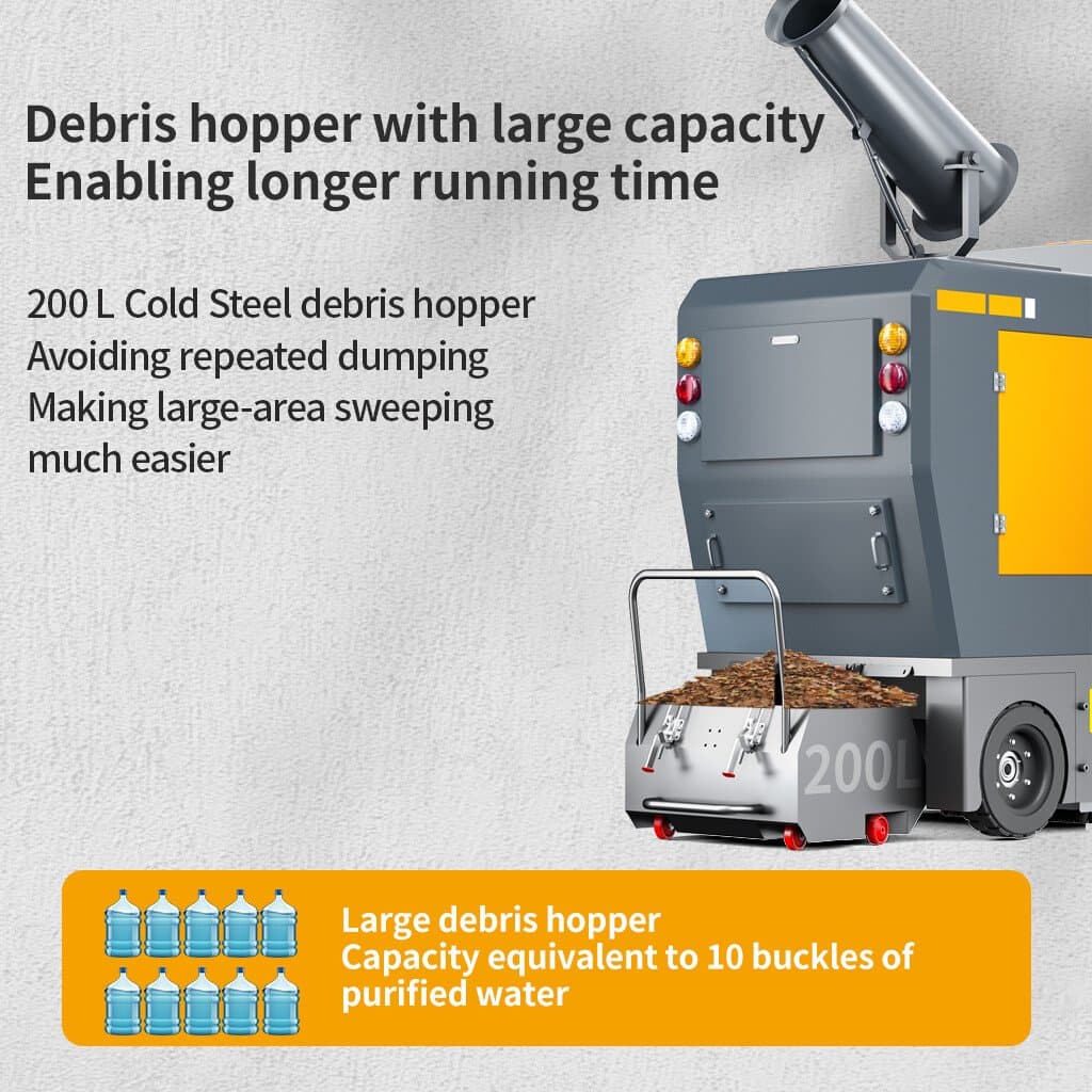 T-U200CAR  Truck Ride-on Floor Sweeper Machine Hero Image