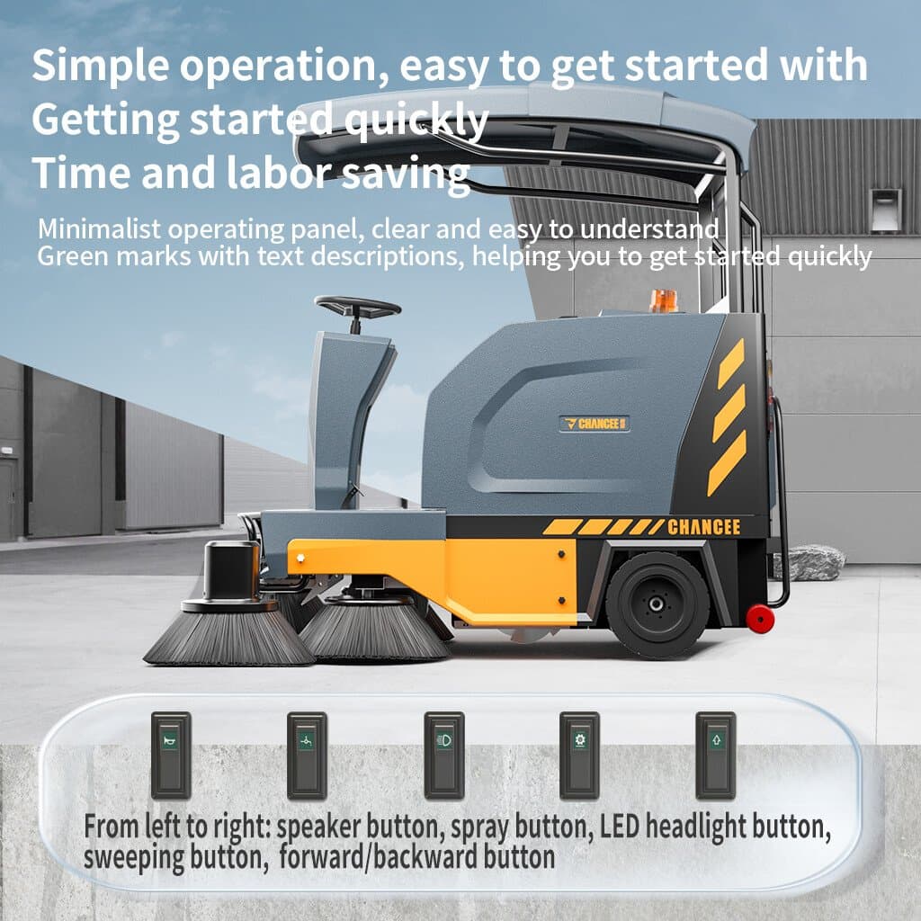 T-U190P Ride-On Floor Sweeper Hero Image