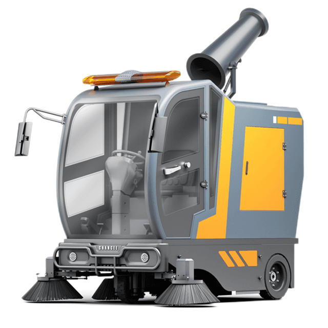 T-U200CAR  Truck Ride-on Floor Sweeper Machine