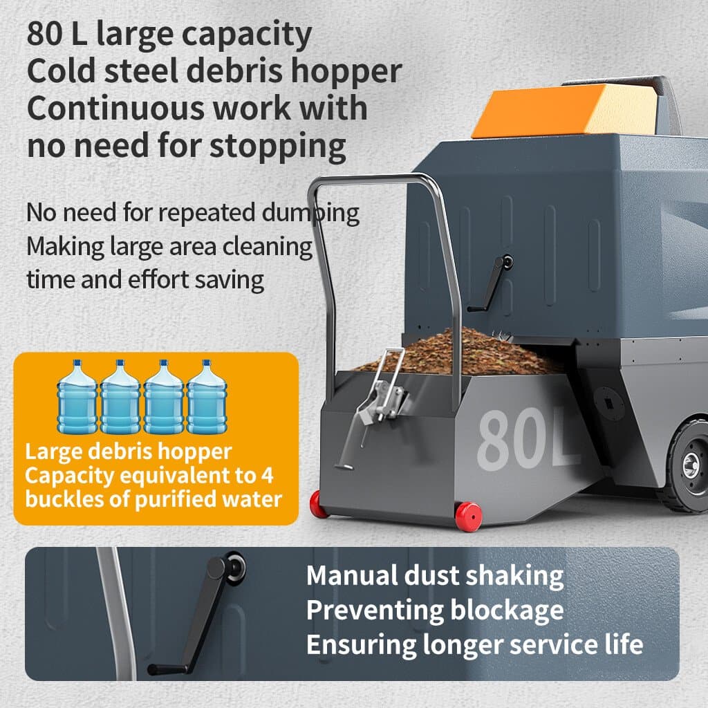 T-U125  Ride-On Floor Sweeper Scenarios Image