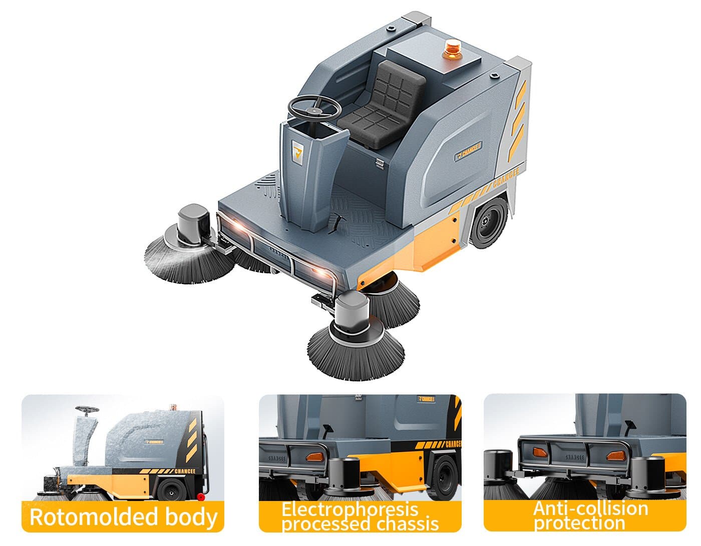 T-U190  Ride-On Floor Sweeper Scenarios Image