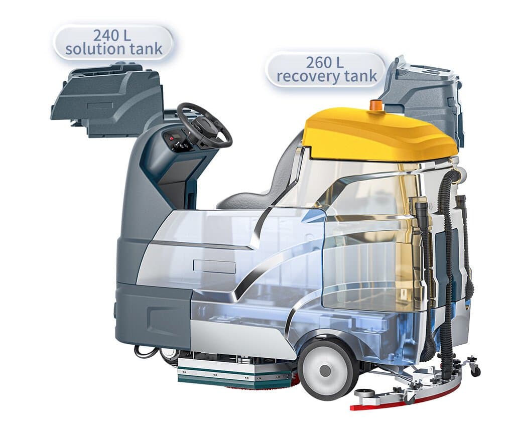 Ride-on Floor Scrubber Scenarios Image