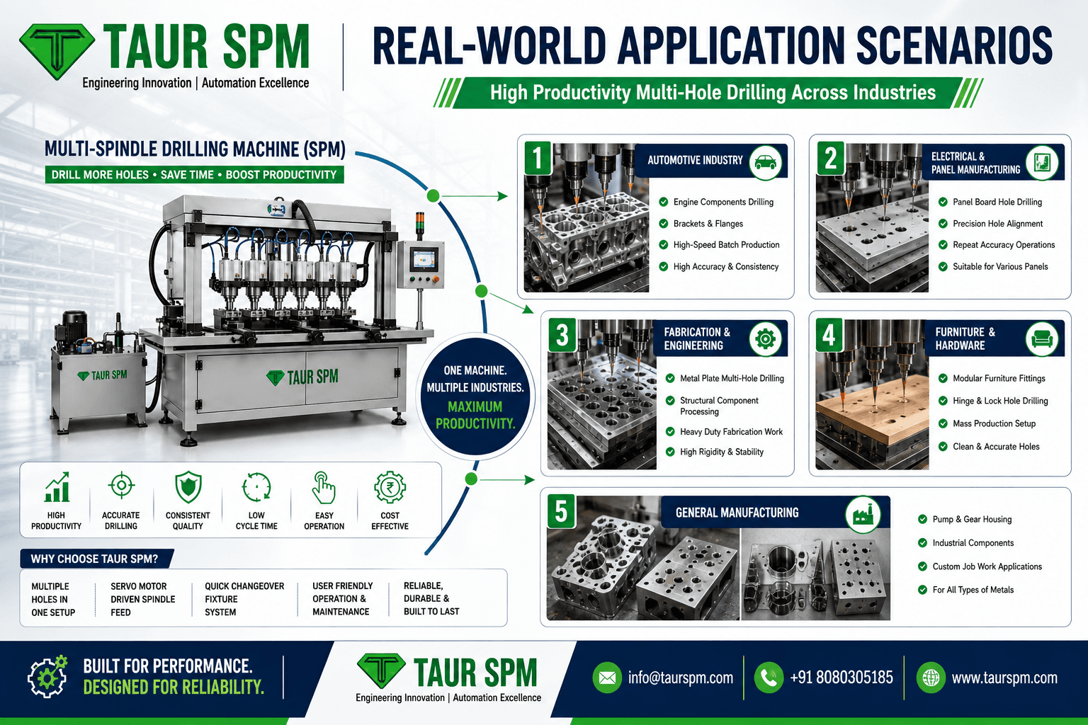 MD-01   Multi-Spindle Drilling Machine (SPM) Scenarios Image