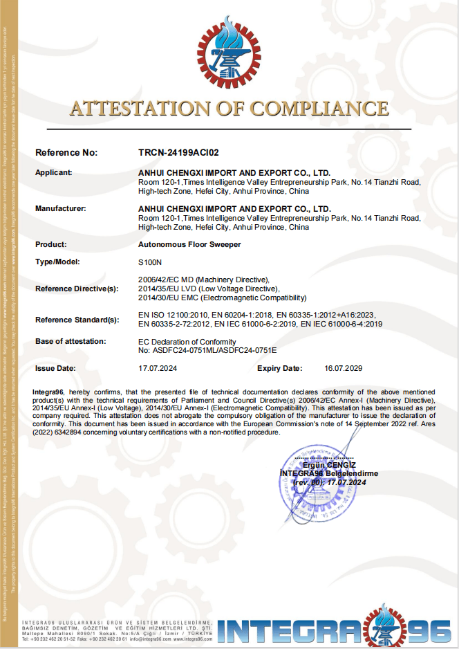 Outdoor Cleaning Robot-CE Certification